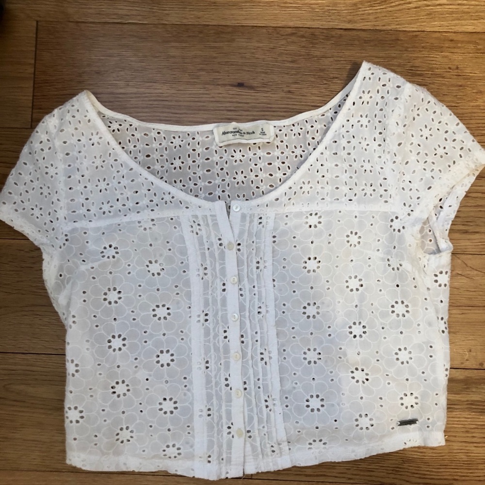 KNITTED CROPPED TEE